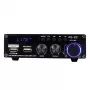 Blitzwolf AS-22 Ενισχυτής ήχου, 45 W, Bluetooth 5.0, USB + τηλεχειριστήριο (μαύρο)