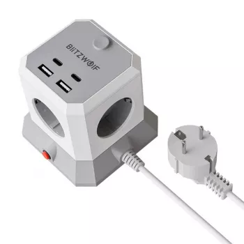 BlitzWolf BW-EC1 4xAC 2xUSB-A 2xUSB-C Επέκταση