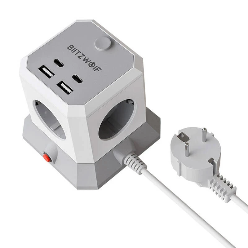 BlitzWolf BW-EC1 4xAC 2xUSB-A 2xUSB-C Επέκταση