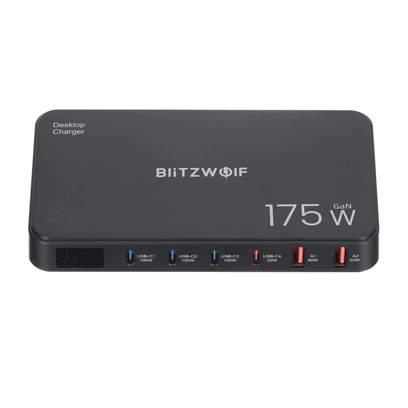Blitzwolf BW-S30 Σταθμός Φόρτισης 6 σε 1 4xUSB-C + 2xUSB 175W