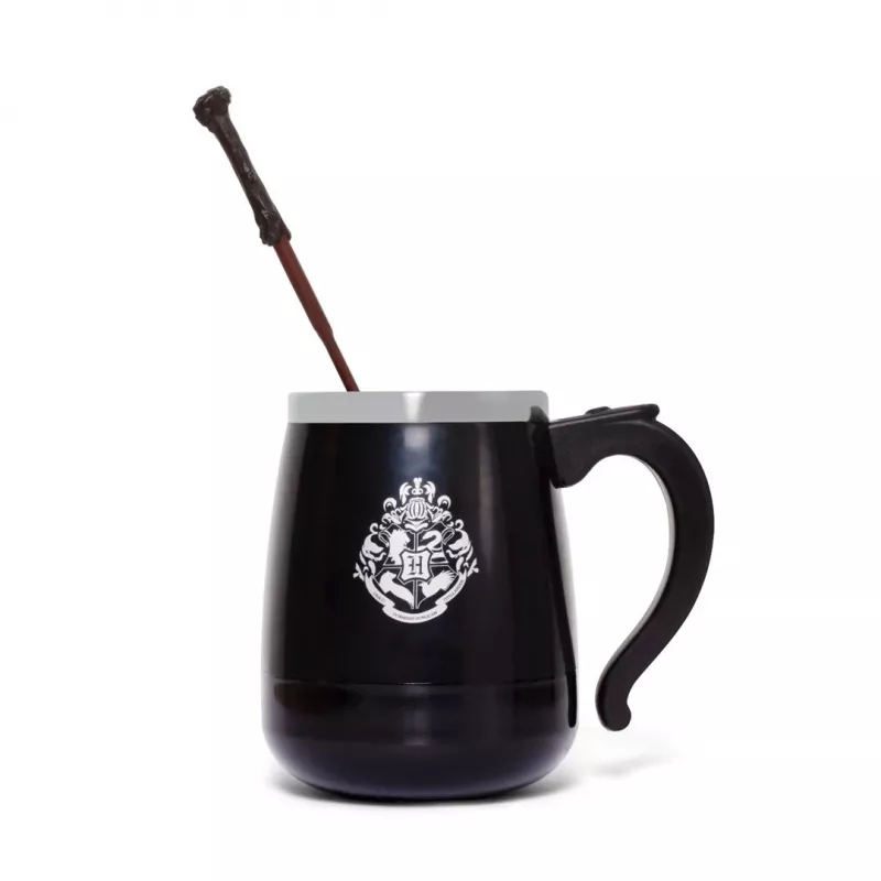 BlueSkyStudios Harry Potter Αυτοαναδευόμενο ποτήρι 350 ml μαύρο