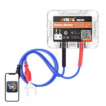 Bluetooth ελεγκτής μπαταρίας ANCEL BM200 6-20V DC
