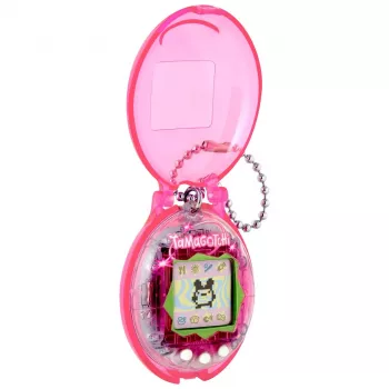 BND Tamagotchi Original εικονικό κατοικίδιο με προστατευτική θήκη - ροζ
