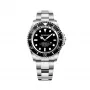 BOBROFF MAN BF0001J1 Αναλογικό Quartz Ρολόι 44mm Μαύρο Καντράν Λουράκι Δέρματος
