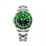 BOBROFF MAN BF0002ibv Αναλογικό ρολόι quartz 42mm Μαύρο καντράν Δερμάτινο λουράκι