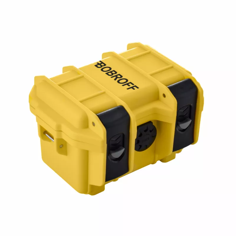 BOBROFF MAN BF0002ibvBFS αναλογικό ρολόι Quartz 42mm μαύρο καντράν δερμάτινο λουράκι