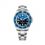 BOBROFF MAN BF0003ba 42mm ρολόι Quartz αναλογικό μαύρο καντράν δερμάτινο λουράκι
