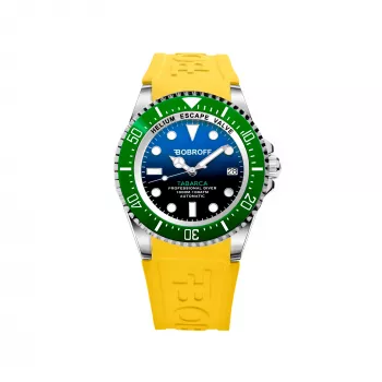BOBROFF MAN BF0003bvBFSTA 44mm ανοξείδωτο ατσάλι αναλογικό ρολόι quartz