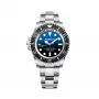 BOBROFF MAN BF0003i 42mm ρολόι quartz αναλογικό μαύρο δερμάτινο λουράκι