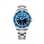 BOBROFF MAN BF0003J1ba αναλογικό ρολόι quartz 44mm - μαύρο καντράν, δερμάτινο λουράκι