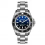 BOBROFF MAN BF003 αναλογικό ρολόι quartz 44mm μαύρο καντράν γνήσιο δερμάτινο λουράκι