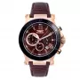BOBROFF MAN BF1001M65 ρολόι quartz analog 44mm μαύρο καντράν δερμάτινο λουράκι