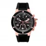 BOBROFF MAN BF1002M15 αναλογικό ρολόι quartz 43mm μαύρο καντράν λουράκι δέρμα