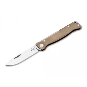Boker Plus Atlas Brass Πτυσσόμενο Μαχαίρι Λεπίδα D2 Frame Lock EDC