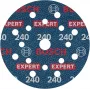 Bosch Expert M480 δίσκος λείανσης πλέγματος 150 mm P120 συσκευασία 50 τεμ. Velcro πολλαπλών οπών για εκκεντρικούς λειαντήρες 2608902449