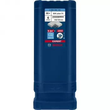 BOSCH EXPERT SDS plus-7X τρυπάνι σφυριού 6mm 100mm μήκος εργασίας σετ 30 τεμ.