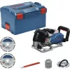 BOSCH PowerTools Ρούτερ Αυλακιών Μπαταρίας GNF 18V-40 Professional Solo, 18 Volt (Μπλε/Μαύρο, χωρίς Μπαταρία και Φορτιστή, σε L-BOXX)
