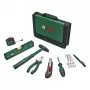 BOSCH Powertools γενικό σετ εργαλείων χειρός, 25 τεμ. (πράσινο, με τσάντα εργαλείων)
