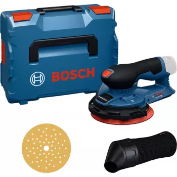 Bosch Professional GEX 12V-150-3 Μπαταρίας εκκεντρικός λειαντήρας (12V, 150 mm, Brushless EC Motor, σε L-BOXX)
