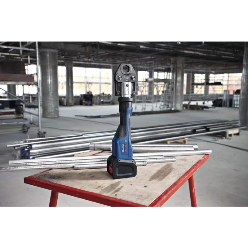 Bosch Professional GPT 18V-32 μπαταρίας πρέσα (Bare Tool, 3 Standard SV-Pressbacken, L-BOXX)