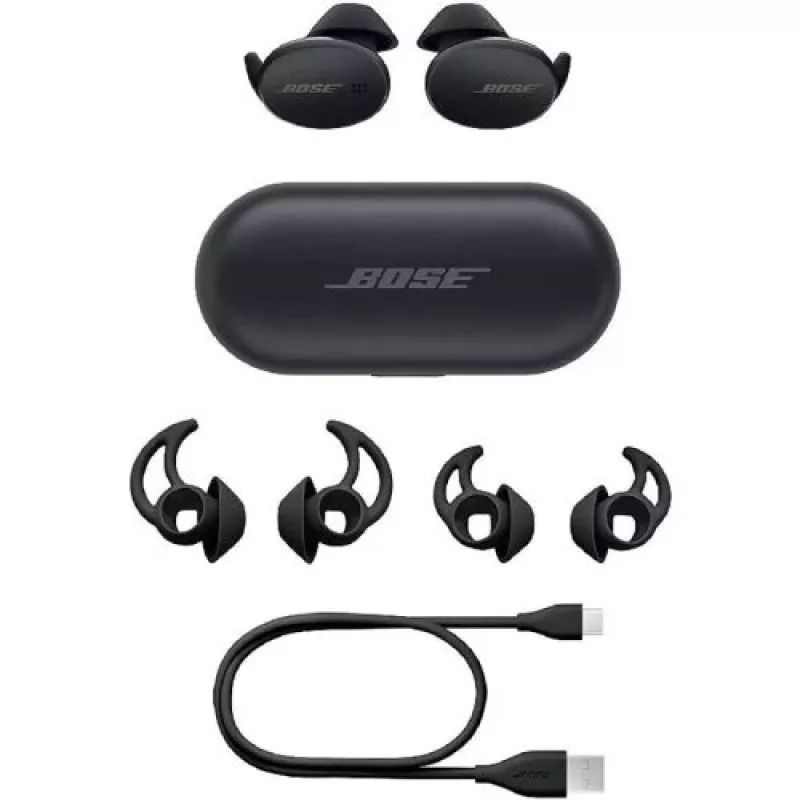 Bose Sport Earbuds True Wireless Bluetooth In-Ear Ακουστικά με Μικρόφωνο - Μαύρο