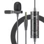 BOYA BY-M1S Πανακουστικό μικρόφωνο Lavalier, σύνδεση 3,5 mm, Μαύρο