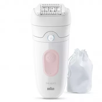 Braun Silk-epil 5 SE5-011 Αποτριχωτική Μηχανή Λευκό/Ροζ