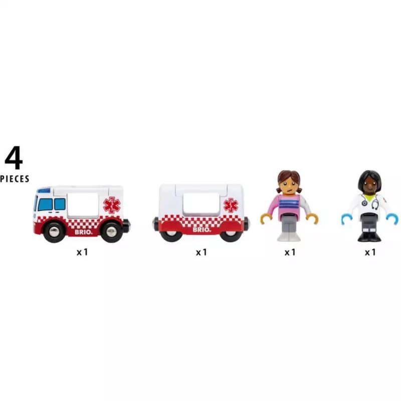 BRIO World ασθενοφόρο παιχνίδι όχημα