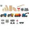 BRIO World Σετ φόρτωσης λιθαριών δρόμου & σιδηροτροχιάς