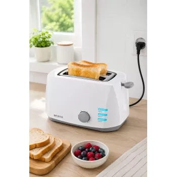 Brock BT 1002 WH Τοστιέρα 800W, Λευκό