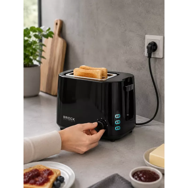 Brock BT 1005 BK Τοστιέρα 800W, Μαύρη