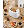 Brock BT 1008 WH Τοστιέρα 2 φετών 750W Λευκό