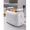 Brock BT 1008 WH Τοστιέρα 2 φετών 750W Λευκό
