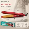 Brock HC 2001 RD Κεραμικό σίδερο για μπούκλες 25W Κόκκινο