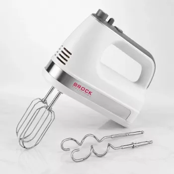 Brock HM 5003 WH Μίξερ χειρός 300W, Λευκό