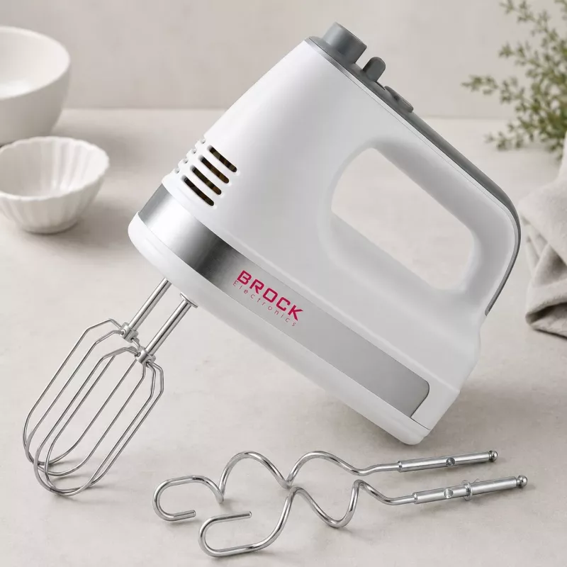 Brock HM 5003 WH Μίξερ χειρός 300W, Λευκό