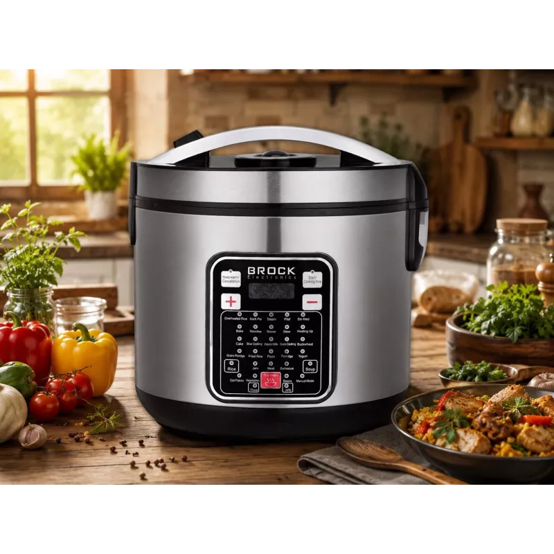 Brock MC 3203 Multi-cooker 5L 900W Μαύρο/Ανοξείδωτο ατσάλι