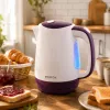 Brock WK 08 PR Ηλεκτρικός βραστήρας 1,7L 2000W Λευκό/Μωβ