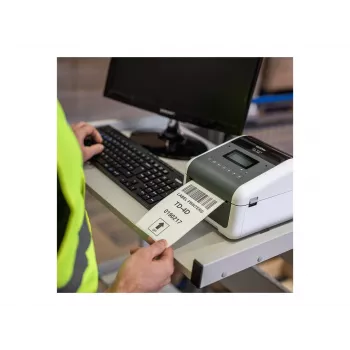 Brother TD-4455DNWB επιτραπέζιος εκτυπωτής ετικετών, 4 in, 203 dpi, LAN/Bluetooth/Wi-Fi