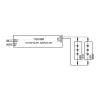 Brumberg 17251000 LED driver DALI ορθογώνιο λευκό 80W 230V 24V