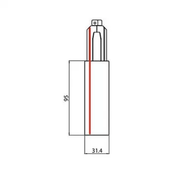 Brumberg 87167070 ONETRACK End Feed για συστήματα ράγας με ρύθμιση/διακόπτη DALI, Λευκό (RAL 9003)