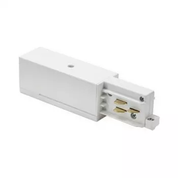 BRUMBERG ONETRACK 3-Phase DALI Switchable End Feed, Λευκό