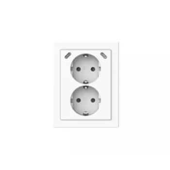 BUSCH-JAEGER 2TKA00006023 Safety+ διπλή πρίζα USB-C, αλπικό λευκό