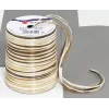C.E. Pattberg Raffia ματ κορδέλα δώρου καφέ/κρεμ 10mm x 20m