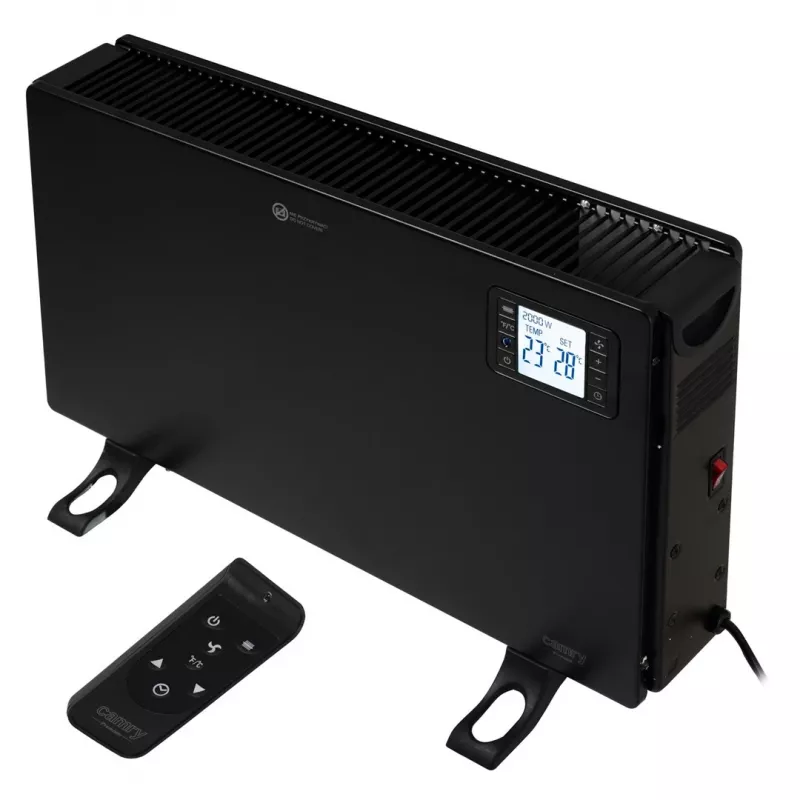 CAMRY CR 7739B 2000W Θερμοπομπός με οθόνη LCD και τηλεχειριστήριο, Λευκό