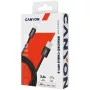 Canyon Καλώδιο Φόρτισης & Συγχρονισμού MFI 1m Μαύρο
