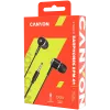 CANYON EPM-01 In-Ear Ενσύρματο headset με μικρόφωνο, καλώδιο 1,2 m, Μαύρο