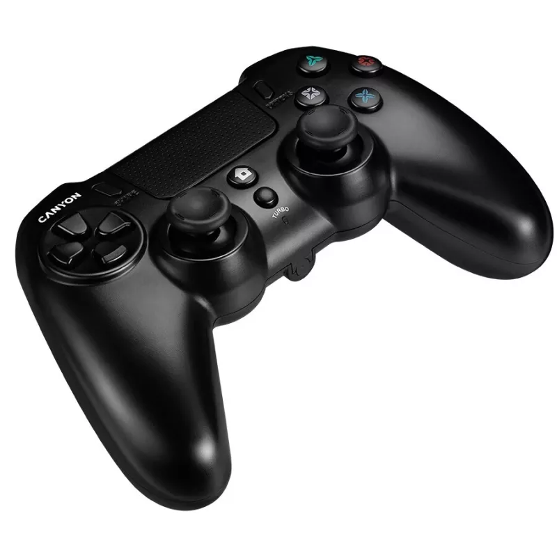 Canyon Gaming Ασύρματο Gamepad GP-W5 με Touchpad για PS4 Μαύρο