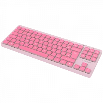 CANYON Πληκτρολόγιο OnType 10 Low Profile EN Ενσύρματο Ροζ
