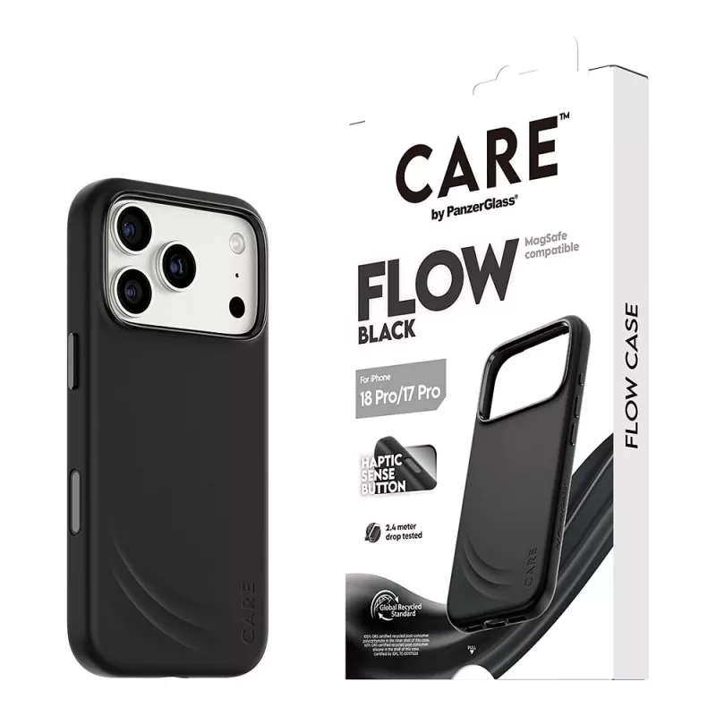CARE by PanzerGlass Flow Θήκη Μαύρη με MagSafe για iPhone 17 Pro